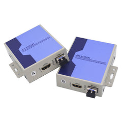 Оптоволоконные удлинители HDMI 4K с трансиверами SFP 10 Гбит/с, несжатый HDMI по оптоволокну, одномодовый преобразователь LC до 10 км, без потерь, поддержка 4Kx2K 30 Гц, пара