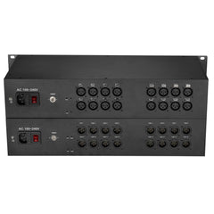 16-портовый сбалансированный аудио-конвертер по оптоволокну, 3-контактный XLR-аудио-оптический удлинитель, профессиональное качество