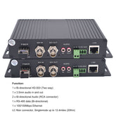 Волоконно-оптические преобразователи BIDI HD-SDI - двунаправленные видео-аудио-данные Ethernet RS485 через оптоволоконные удлинители Несжатые - одномодовые 20 км, многомодовые 500 м, трансивер SFP включен, пара