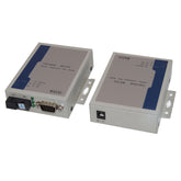 RS232 data Extender over fiber optic, fiber RS232 extenders,Bidirectional 232 serial DB9 over fiber, Singlemode fiber up to 20Km,Multimode 500m, A pair