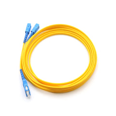 SC-SC OS2 волоконно-оптический одномодовый соединительный дуплексный 9/125 волоконно-оптический шнур для SMF SFP-трансивера, желтый