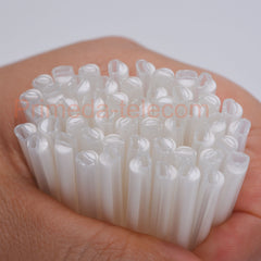 Высококачественные ленточные защитные рукава для сварки оптоволоконных кабелей 40 мм, D-образный керамический укрепительный штифт, вмещают до 12 волокон - 100 шт.