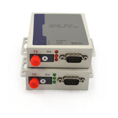 RS232 data Extender over fiber optic, fiber RS232 extenders,Bidirectional 232 serial DB9 over fiber, Singlemode fiber up to 20Km,Multimode 500m, A pair