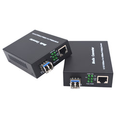 Медиаконвертер 1.25G Bidi Gigabit Single-Mode Dual Fiber в Ethernet, слот SFP, с 2 модулями bidi SFP LC Fiber, 1310 нм, до 20 км (12,4 мили) – 2 шт.