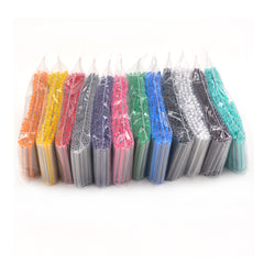 12 цветных защитных муфт для оптоволоконных соединений OD2.7 60 мм, 1200 шт. (по 100 шт. каждого цвета)