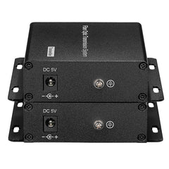 2-портовые BIDI RCA аудио волоконные преобразователи, несбалансированный RCA аналоговый аудио удлинитель 2 входа 2 выхода