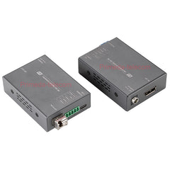 Extensor Displayport DP sobre fibra óptica 4K@60Hz con RS485 RS232 SFP LC monomodo fibra única hasta 10km Calidad profesional de emisión Latencia cero