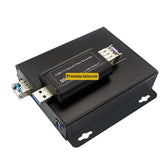 USB3.0 over Fiber Extenders Converters LC Singlemode Fiber up to 250m, SFP transceiver include 1 Set