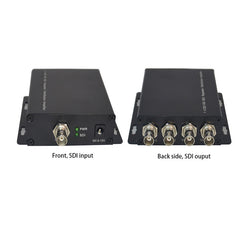 SDI-сплиттер 1 вход 4 выхода, 1x4 SDI Видеоконвертер адаптер с поддержкой 3G/HD/SD-SDI вещательного качества 1 шт.