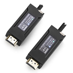 Мини 4K@60 Гц HDMI по оптоволокну конвертер, LC одномодовый одинарный оптоволоконный до 1 км, EDID, с блокировкой несжатый без потерь высокоскоростной 10 Гбит/с, пара