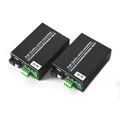 2-канальное замыкание контактов по оптоволоконным преобразователям в комплекте - одномодовое оптоволокно SC до 20 км, многомодовое 500 м для открывания и закрывания дверей, контроля доступа на входе, системы сигнализации и многого другого