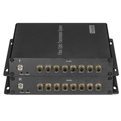 4-портовые BIDI RCA аудио волоконные преобразователи, несбалансированный RCA аналоговый аудио удлинитель 2 входа 2 выхода