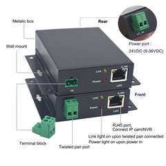 2PCS Ethernet по витой паре удлинитель до 1 км, Ethernet по телефонной линии Cat 5e для HD сетевой IP-камеры веб-камеры