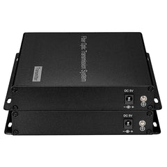 8-портовые аудио волоконно-оптические преобразователи, несбалансированные, вещательный RCA аудио удлинитель по оптоволокну 1 пара