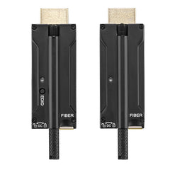 Мини 4K@60 Гц HDMI по оптоволокну конвертер, LC одномодовый одинарный оптоволоконный до 1 км, EDID, с блокировкой несжатый без потерь высокоскоростной 10 Гбит/с, пара