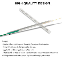 1000pcs Fiber Optic Fusion Splice Protection Sleeves, Fibre splicing Heat shrink tube Clear