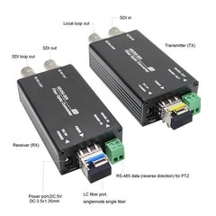 Mini 3G-SDI Video over Fiber Optic Converters,LC Singlemode up 20Km with 2 SFP Optical Module for 3G-SDI,HD-SDI Camera