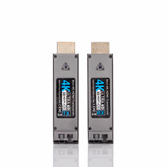 Mini 4K HDMI Fiber Optic Converter, HDMI Fiber extender, LC Singlemode single Fiber up to 3280FT/1000M, Multimode up to 980FT/300m, A pair