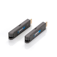 Mini 4K HDMI Fiber Optic Converter, HDMI Fiber extender, LC Singlemode single Fiber up to 3280FT/1000M, Multimode up to 980FT/300m, A pair
