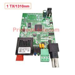 1 Cvbs Analog Video over Fiber Optic Converter with RS485 data for PTZ, FC Optical tranceiver Singlemode Single Fiber Up 20Km for Analog Camera