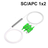 1x2 1x4 1x8 1x16 1x32 PLC SC/APC Fiber Optic Splitter FTTH SM 0.9mm G657A1 1meter 10pcs 5pcs