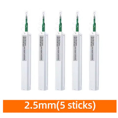 5PCS/lot FTTH Optical Fiber Cleaning Pen Tool 2.5mm LC MU 1.25mm SC FC ST LC Connector Optical Smart Cleaner