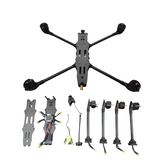 10 Inch Long Range FPV Drones, 3115-900kv Motor F405 6S-80A, 5.8G 3W Up 3kg Payload Quick Assembly