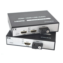 Удлинители HDMI по оптоволокну с петлевым выходом A-пара, оптоволоконные преобразователи HDMI 1080P, одномодовый кабель SC 20 км и многомодовый кабель 500 м