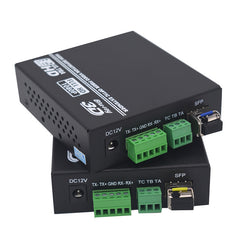 3G-SDI RS422 Tally Audio over Fiber Converters A set, Uncompressed HD Video fiber extenders, LC Singlemode up to 20Km,Support 1080P 60Hz max, Professional quality