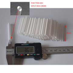 Ленточные защитные рукава для оптоволоконной сварки, прозрачные, двойные керамические, D-образной формы, 100 шт.