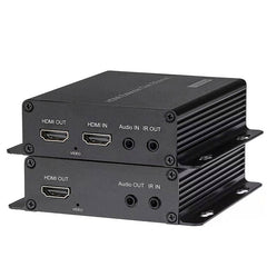 Преобразователи HDMI через Ethernet с KVM 3,5 мм аудио ИК, HDMI через RJ45 удлинители до 656 футов (200 м) по сетевому кабелю Cat5e Cat6 Cat7, Full HD 1080P - пара