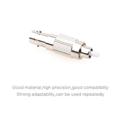 FC Male to ST Female FTTH Optical Equipment Tool Hybrid Flange Singlemode 9/125 SM Optical Fiber Adapter Connector for Digital Communication