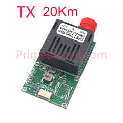 1080P HD Video with 1 TTL UART SBUS Over Fiber Optic Converter Optical transceiver TX 1310nm/RX 1550nm , FC Singlemode Fiber Up 20Km High Speed