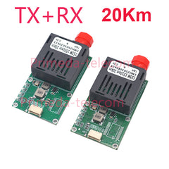 1080P HD Video with 1 TTL UART SBUS Over Fiber Optic Converter Optical transceiver TX 1310nm/RX 1550nm , FC Singlemode Fiber Up 20Km High Speed
