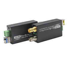 3G/HD-SDI Fiber Optic Extenders with loop out, Uncompressed Full HD Video fiber converters adapter, Broadcast level Singlemode 20Km