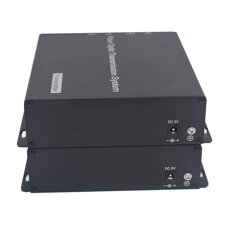 4 port 3G-SDI Video RS422 RS232 over Fiber Converters Uncompressed ,HD SDI to fiber extender Single-mode up 12.4mile(20Km) for Broadcast SDI cameras Professional quality