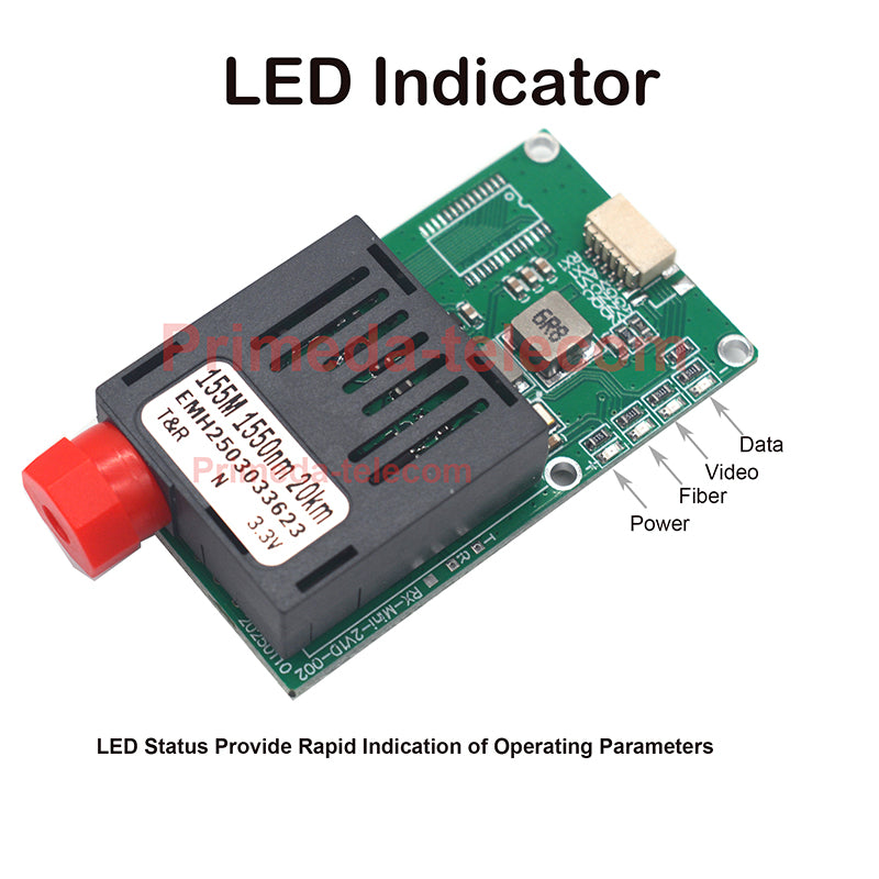 1080P HD Video with 1 TTL UART SBUS Over Fiber Optic Converter Optical transceiver TX 1310nm/RX 1550nm , FC Singlemode Fiber Up 20Km High Speed
