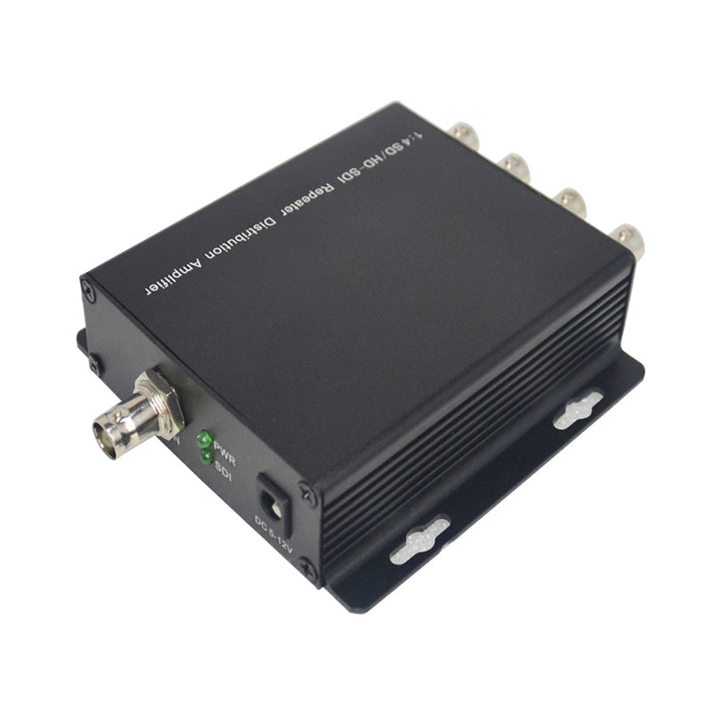 SDI-сплиттер 1 вход 4 выхода, 1x4 SDI Видеоконвертер адаптер с поддержкой 3G/HD/SD-SDI вещательного качества 1 шт.