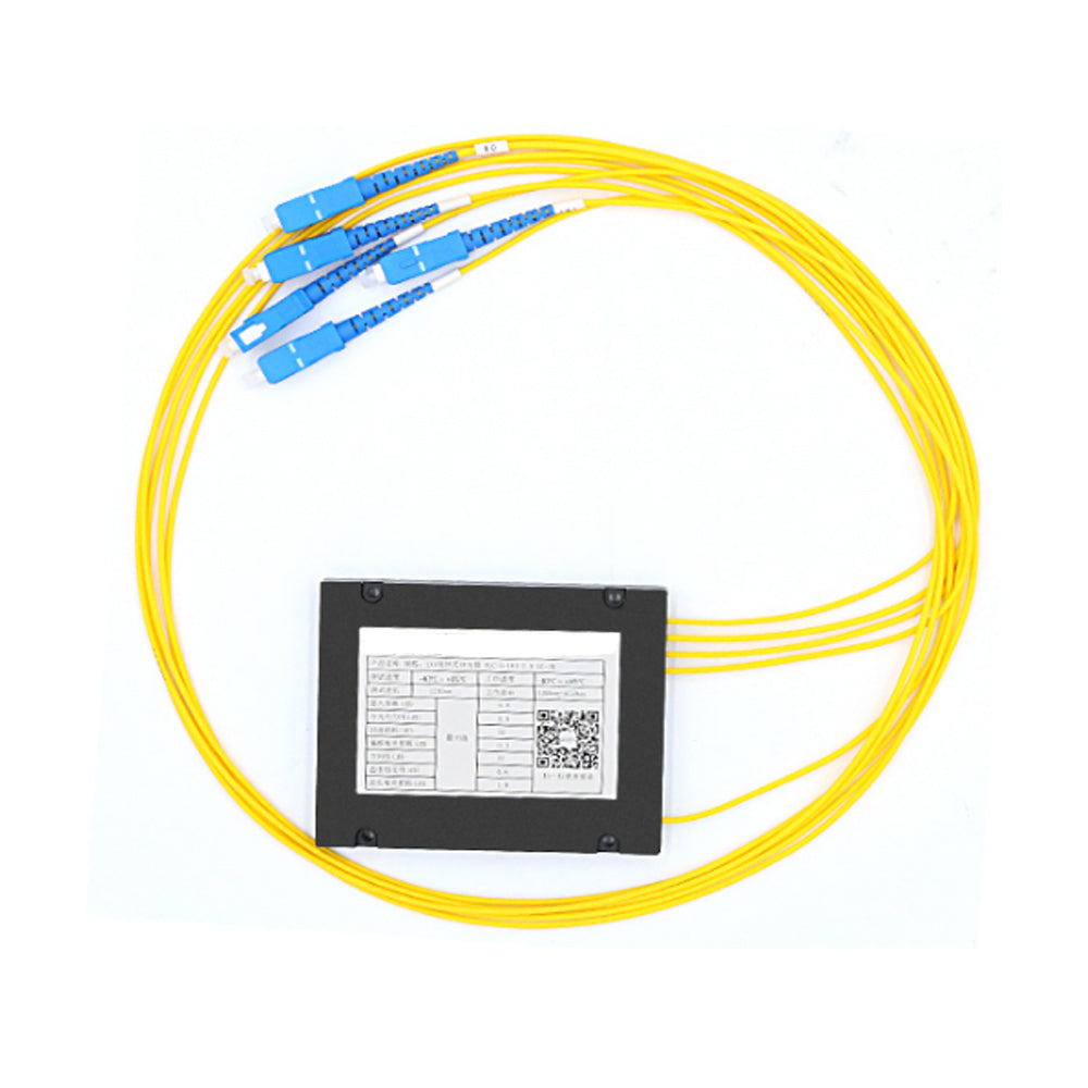 FBT Fiber Optic Splitter Singlemode FC/UPC PLC Splitter Module SM 1M 1x2 1x4 1x8 1x16 1x32 High Reliability