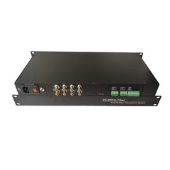 4 channel Bidirectional 3G-SDI Video Audio RS485 RS232 Fiber Optic Media converter,FC SM 20km Professional, Support 1080p 60HZ 50Hz 30Hz more