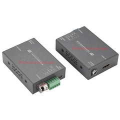 Extensor HDMI de fibra óptica 4K@60Hz 18Gbps de alta velocidad con RS232 SFP LC Monomodo de fibra única hasta 10km Grado de transmisión profesional Latencia cero