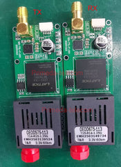 1 channel HD-SDI Video with 1 RS232 data over Fiber Optical Transceiver Sky end and Ground end include FC Singlemode Single Fiber Up 60Km