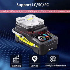 Máquina Pulidora de Fibra FTTH Detector de Fibra todo en uno LC/UPC, SC/UPC, FC/UPC Herramienta de Limpieza, Curado y Pulido Óptico