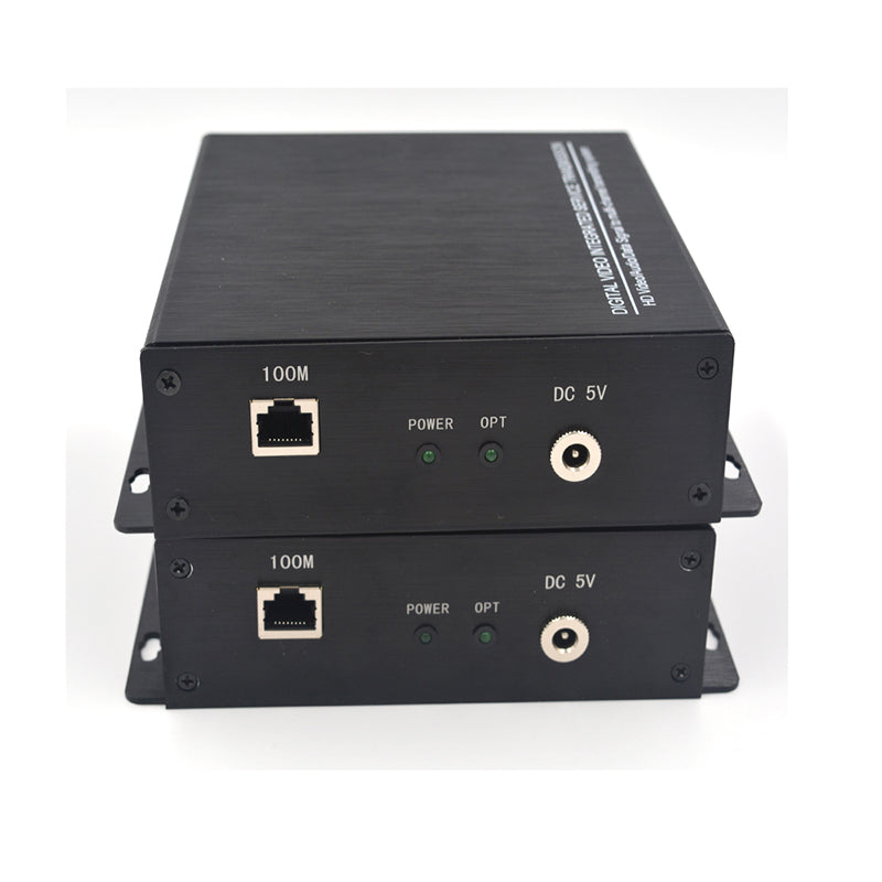 4-канальный HD-SDI Видео Аудио Ethernet по оптоволокну Преобразователи A Set, Несжатый FC Одномодовый 20 км, Поддержка 1080P 30 Гц Макс. Трансляция профессионального качества