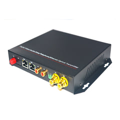 Audio Contact closure Extenders over Fiber, Bidirectional Analg RCA Audio and dry contact (on/off) to Fiber Optic media converters, Singlemode 20Km Multimode 500m,Transmitter and Receiver A set