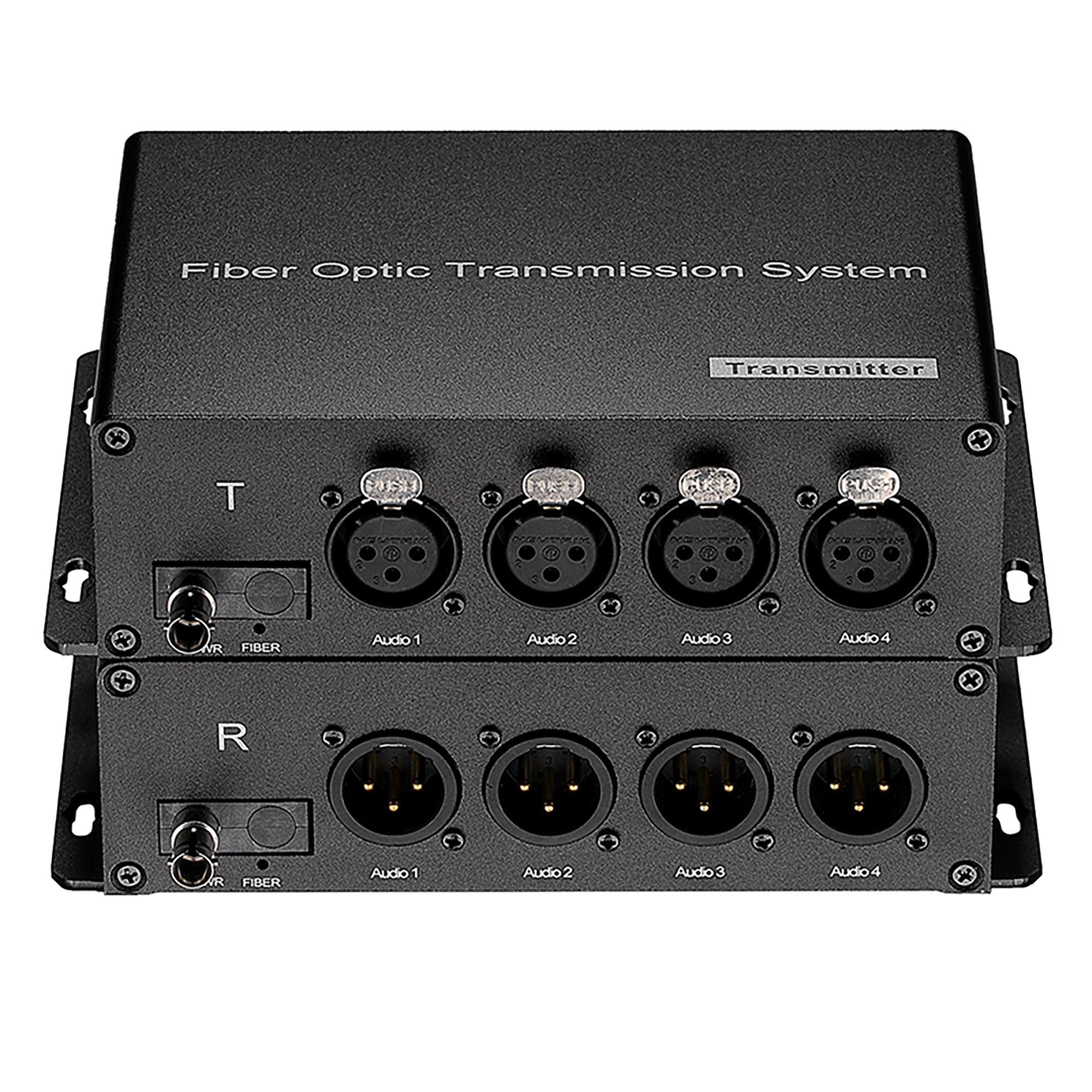 4-портовые XLR сбалансированные аудиоволоконные преобразователи SM 20 км, профессиональное качество вещания, 1 пара