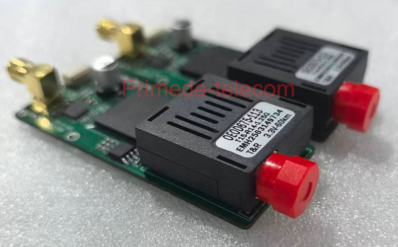 1 channel HD-SDI Video with 1 RS232 data over Fiber Optical Transceiver Sky end and Ground end include FC Singlemode Single Fiber Up 60Km