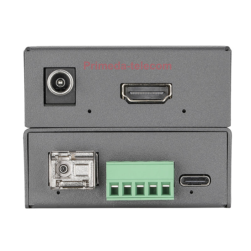 Extensor HDMI de fibra óptica 4K@60Hz 18Gbps de alta velocidad con RS232 SFP LC Monomodo de fibra única hasta 10km Grado de transmisión profesional Latencia cero