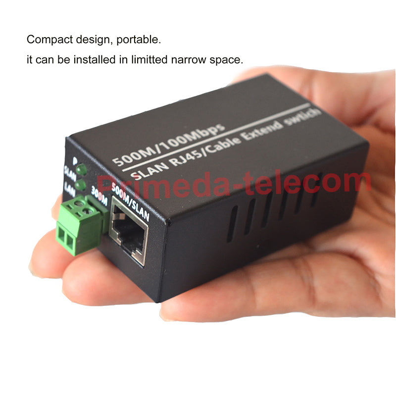 IP Ethernet Over Twisted Pair Extenders up to 300M(1000FT),Ethernet Over RJ45 Cat5/6 Network Cable up to 500M (1650FT) for HD Network IP Cameras 2 Pack