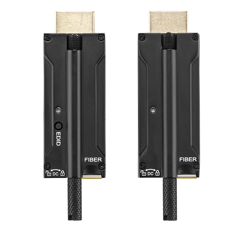 Мини 4K@60 Гц HDMI по оптоволокну конвертер, LC одномодовый одинарный оптоволоконный до 1 км, EDID, с блокировкой несжатый без потерь высокоскоростной 10 Гбит/с, пара